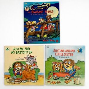 📚 Mercer Mayer Children’s Books Lot (3) – Little Critter + Golden Books